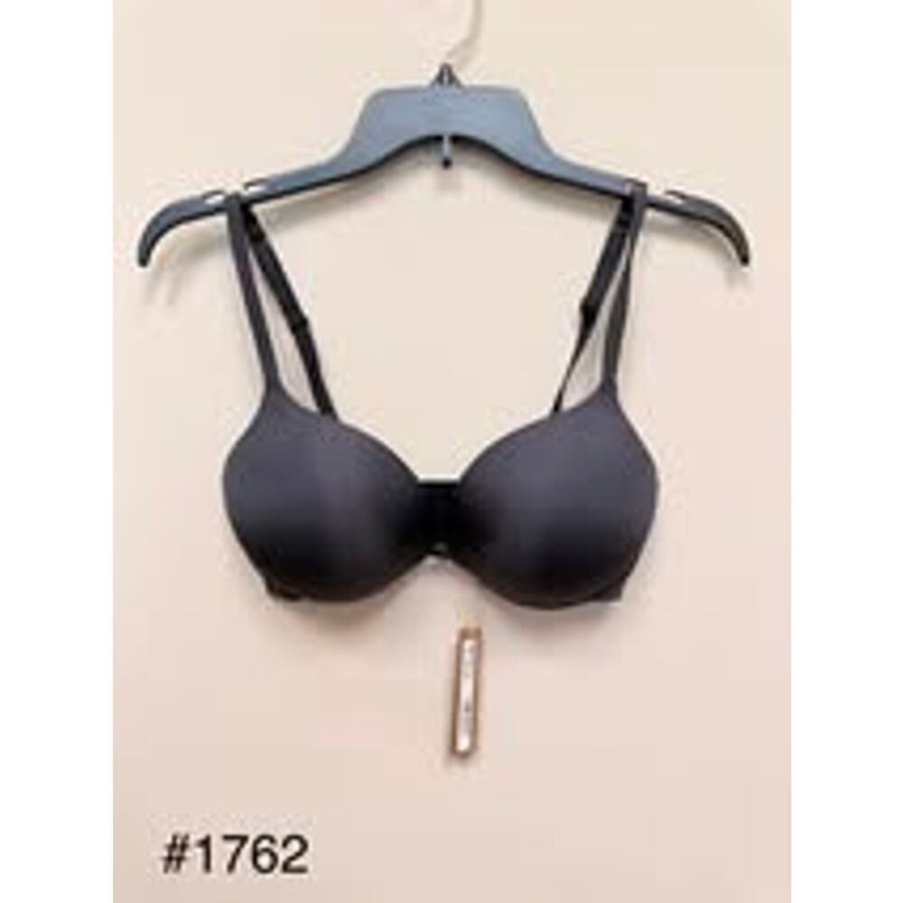 SKIMS ULTIMATE Plunge Push-Up Bra - Onyx Size 32DD NWT #1762